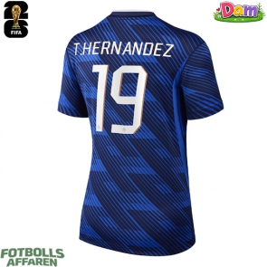 Frankrike Theo Hernandez #19 Hemmatröja Kvinnor VM 2026 Kortärmad
